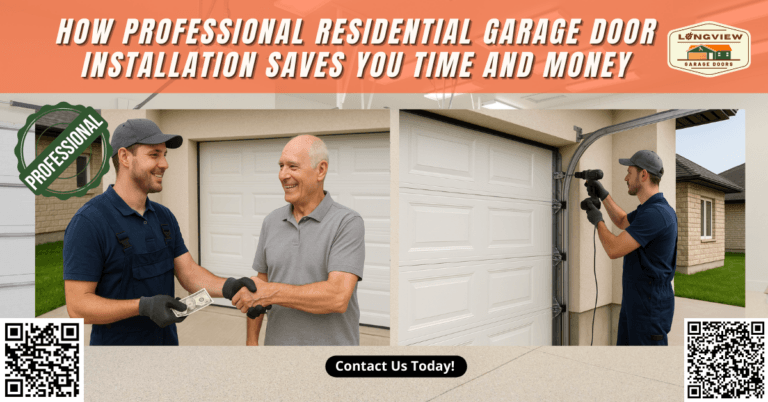 Why Investing in Quality Residential Garage Door Installation Pays Off - Longview Garage Doors