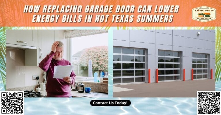 Replacing Garage Door: A Smart Way to Lower Energy Bills in Hot Texas Summers - Longview Garage Doors