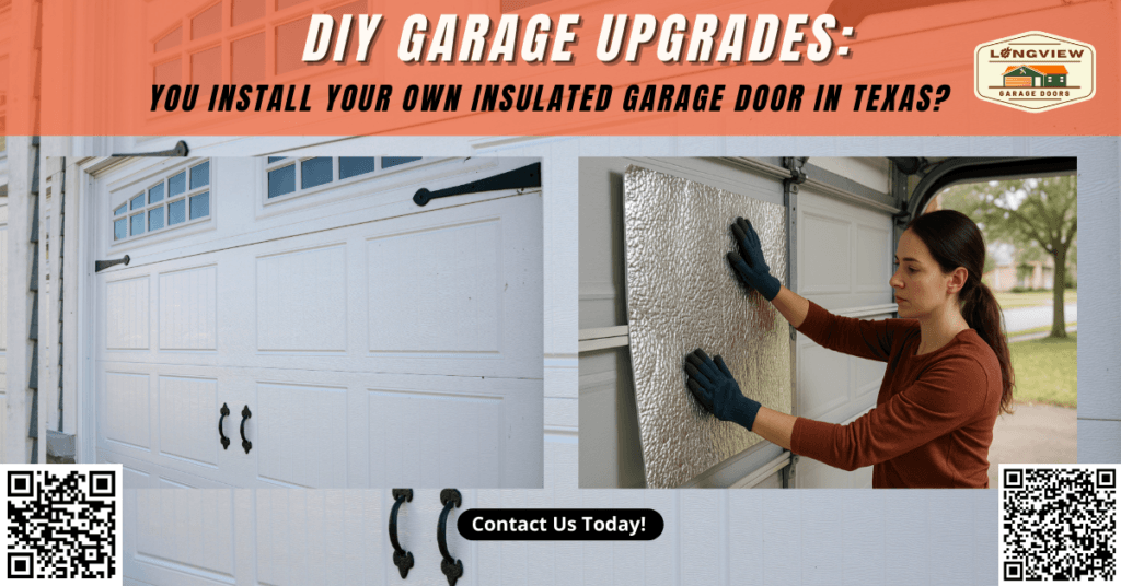 DIY Garage Upgrades: Should You Install Your Own Insulated Garage Door in Texas?