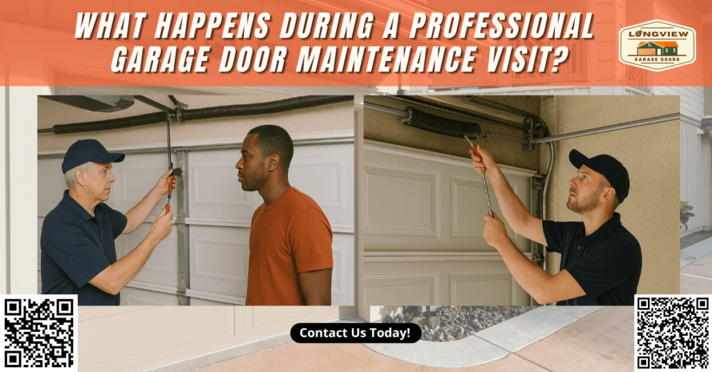 What Happens During a Professional Garage Door Maintenance Visit?