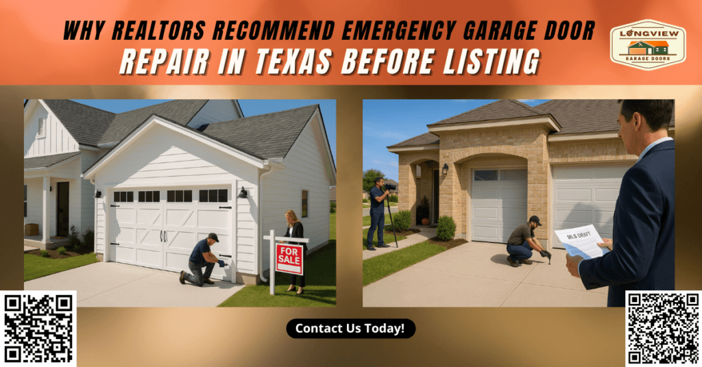 Why Realtors Recommend Emergency Garage Door Repair in Texas Before Listing