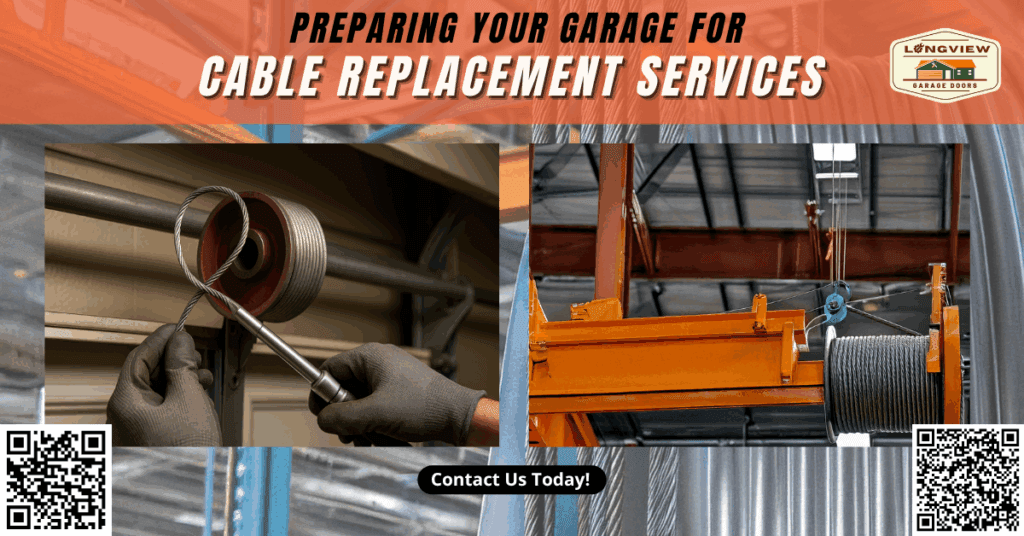 Preparing Your Garage for Cable Replacement Services - Longview Garage Doors