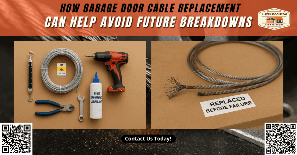 Garage Door Cable Replacement: Avoid Breakdowns | Longview Garage Door Parts