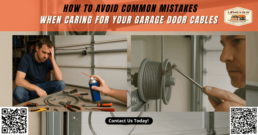 How to Avoid Common Mistakes When Caring for Your Garage Door Cables - Longview Garage Doors