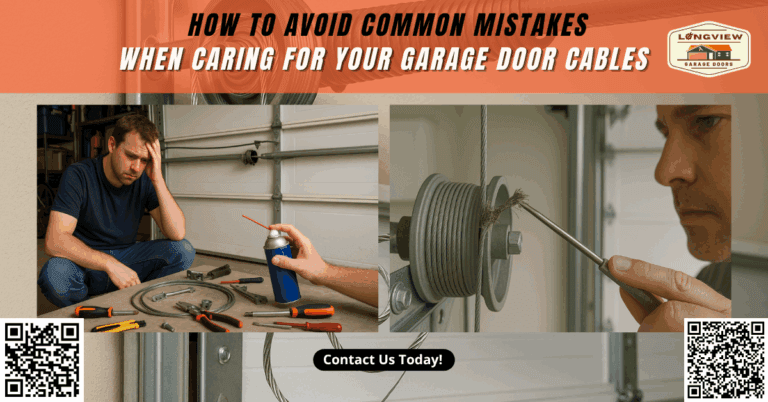How to Avoid Common Mistakes When Caring for Your Garage Door Cables - Longview Garage Doors
