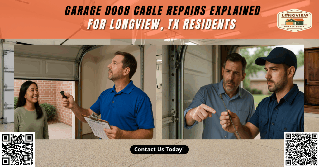 Garage Door Cable Repairs Explained for Longview, TX Residents - Longview Garage Doors