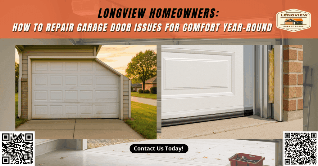 Longview Homeowners: How to Repair Garage Door Issues for Comfort Year-Round - Longview Garage Doors