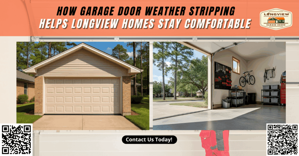 How Garage Door Weather Stripping Helps Longview Homes Stay Comfortable - Longview Garage Doors