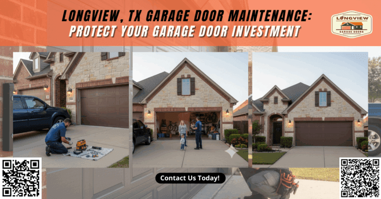 Longview, TX Garage Door Maintenance: Protect Your Garage Door Investment - Longview Garage Doors